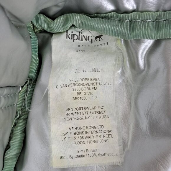 Kipling Miyo Lunch Synthetic Bag Green Lightweight Nylon - Used - Buy It Now - Picture 12 of 16